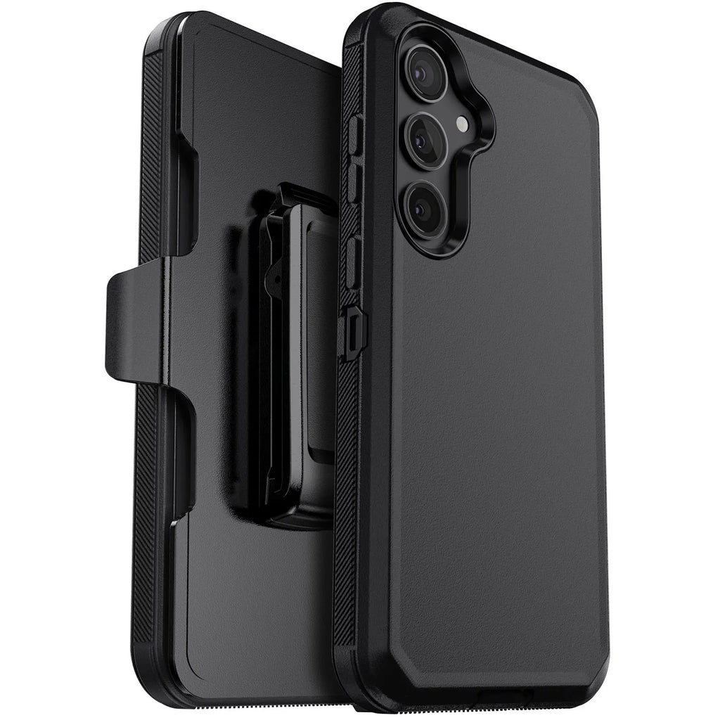 For Samsung Galaxy S24 S24 Plus S24 Ultra S24 FE 5G Shockproof Phone Case Slim Rugged Heavy Duty Protective Cover With Belt Clip