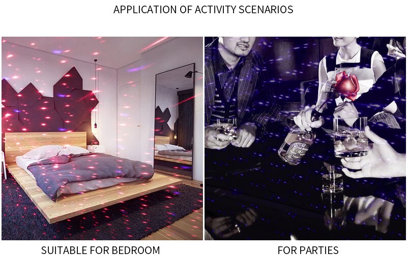 LED Starry Sky Lamp Car Laser Star Roof Light 5V USB Powered Galaxy Star Atmosphere Light Projector Lamp For Room Ceiling Decor