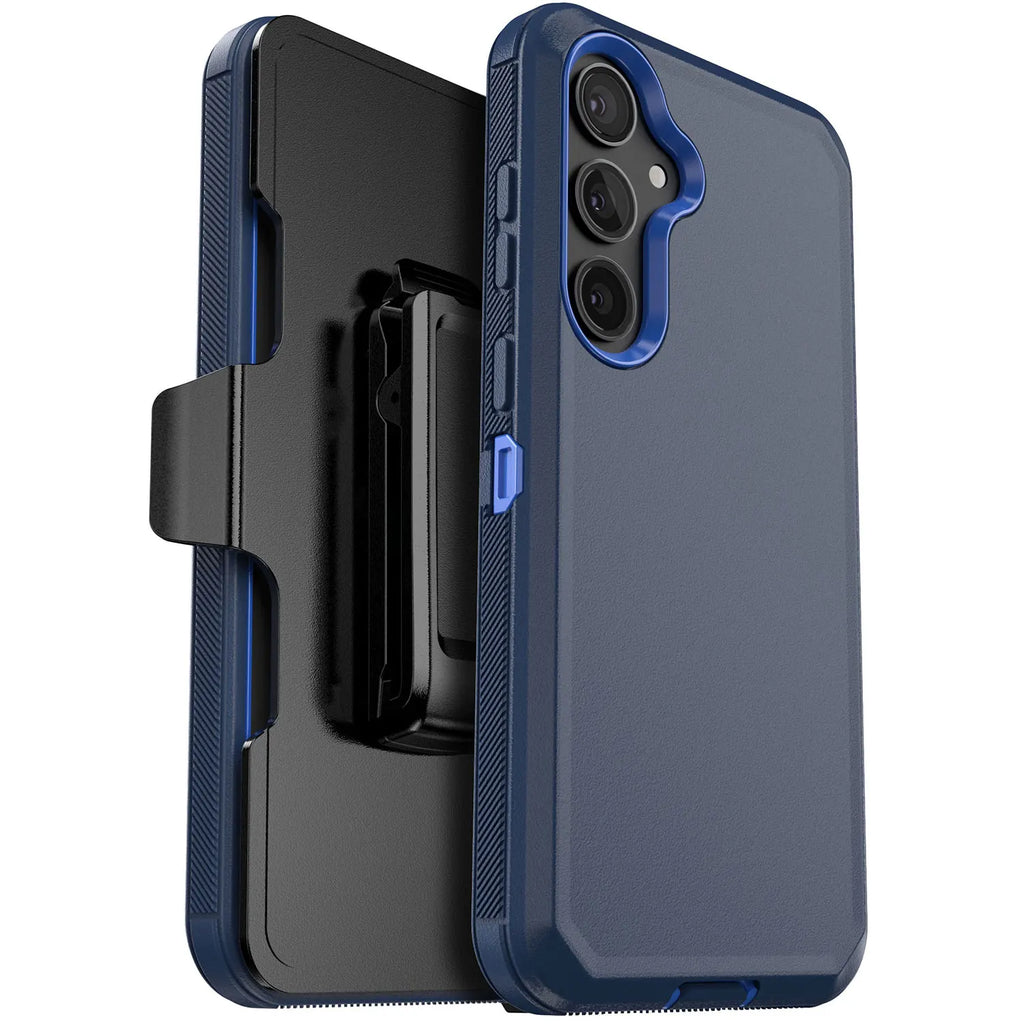 For Samsung Galaxy S24 S24 Plus S24 Ultra S24 FE 5G Shockproof Phone Case Slim Rugged Heavy Duty Protective Cover With Belt Clip